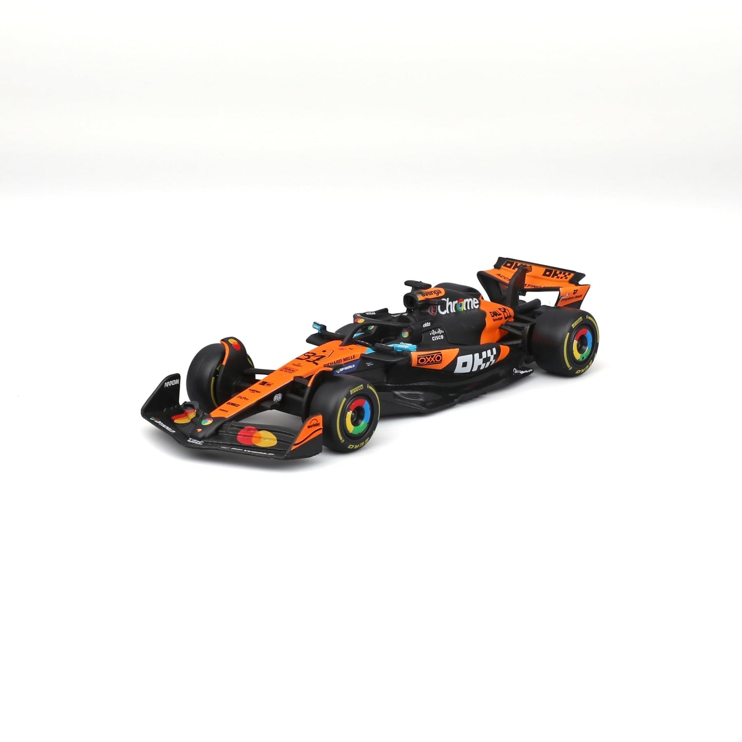 Bburago - F1 BWT Alpine A525 2025#10 Gasly, Voiture Diecast à l'échelle 1:43 avec détails Authentiques, réplique F1 Alpine, livrée Bleue/Rose, Licence Officielle, âge recommandé 3+ Ans