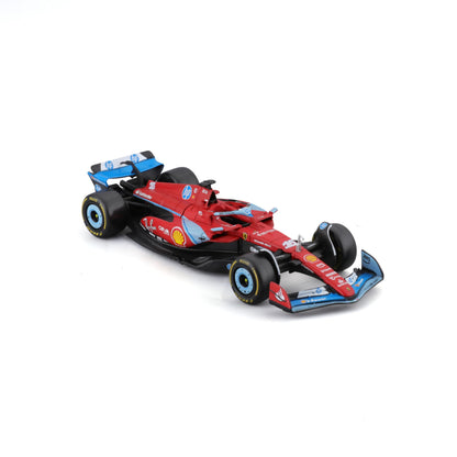 Bburago - F1 BWT Alpine A525 2025#10 Gasly, Voiture Diecast à l'échelle 1:43 avec détails Authentiques, réplique F1 Alpine, livrée Bleue/Rose, Licence Officielle, âge recommandé 3+ Ans