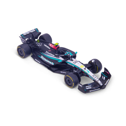 Bburago - F1 BWT Alpine A525 2025#10 Gasly, Voiture Diecast à l'échelle 1:43 avec détails Authentiques, réplique F1 Alpine, livrée Bleue/Rose, Licence Officielle, âge recommandé 3+ Ans