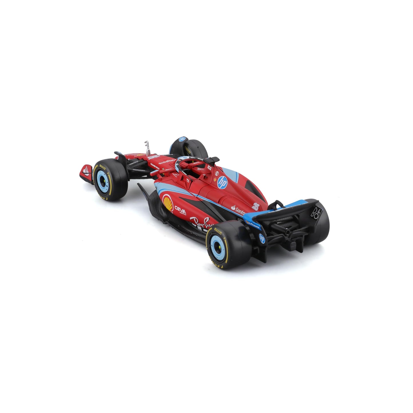 Bburago - F1 BWT Alpine A525 2025#10 Gasly, Voiture Diecast à l'échelle 1:43 avec détails Authentiques, réplique F1 Alpine, livrée Bleue/Rose, Licence Officielle, âge recommandé 3+ Ans