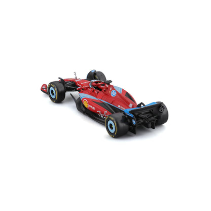 Bburago - F1 BWT Alpine A525 2025#10 Gasly, Voiture Diecast à l'échelle 1:43 avec détails Authentiques, réplique F1 Alpine, livrée Bleue/Rose, Licence Officielle, âge recommandé 3+ Ans