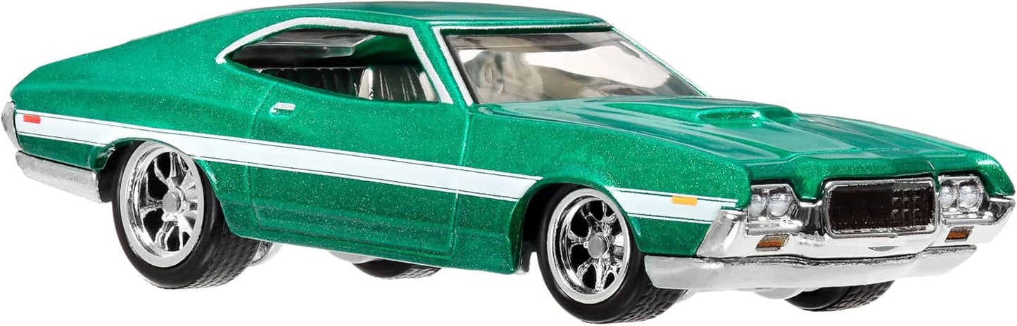 FAST AND FURIOUS Auto FORD GRAN TORINO SPORT 1972 - Maquette Die Cast Scala 1:64 - longueur 7cm - HYP72