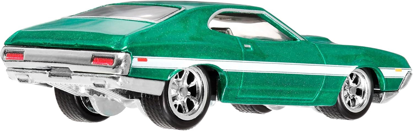 FAST AND FURIOUS Auto FORD GRAN TORINO SPORT 1972 - Maquette Die Cast Scala 1:64 - longueur 7cm - HYP72