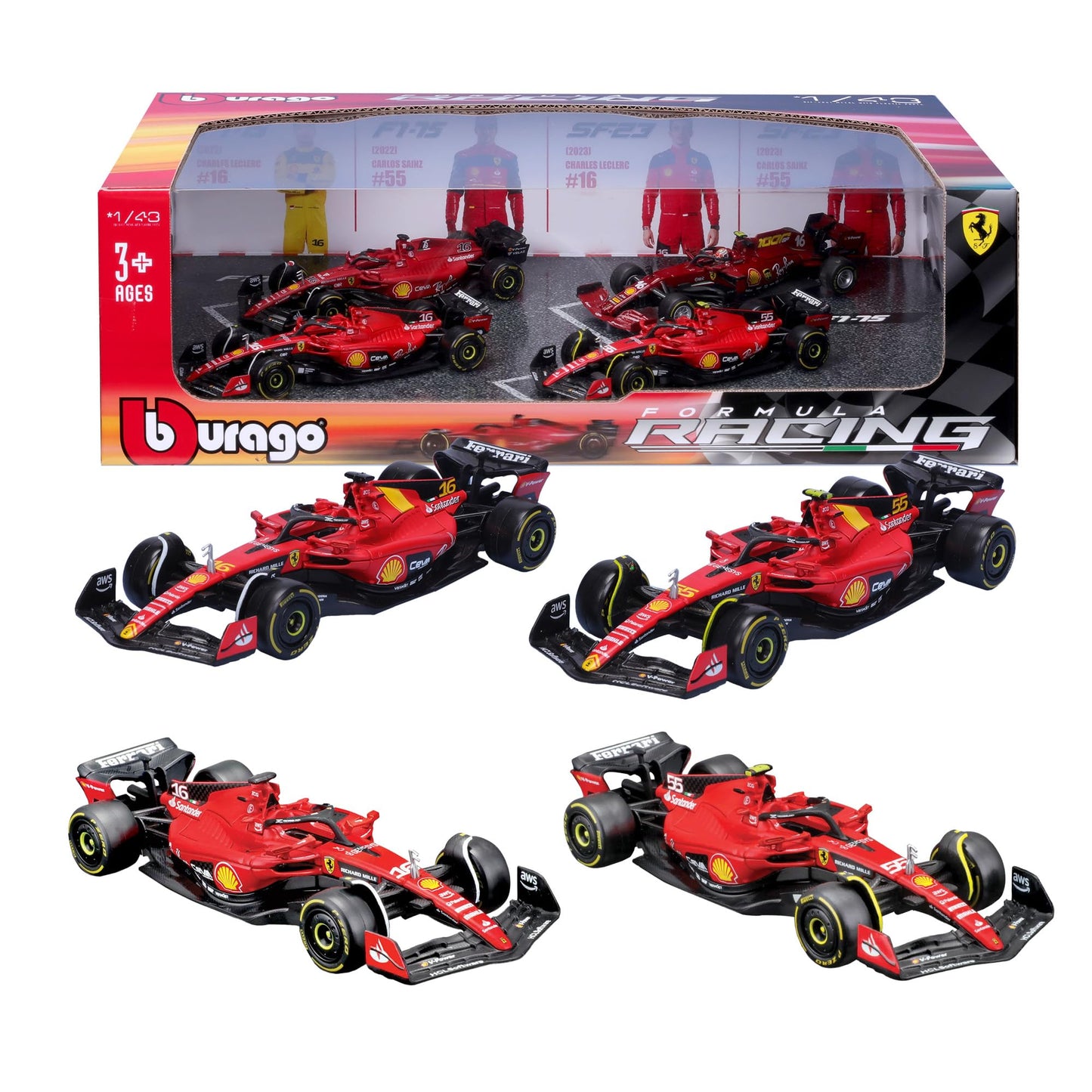 Bburago - F1 BWT Alpine A525 2025#10 Gasly, Voiture Diecast à l'échelle 1:43 avec détails Authentiques, réplique F1 Alpine, livrée Bleue/Rose, Licence Officielle, âge recommandé 3+ Ans