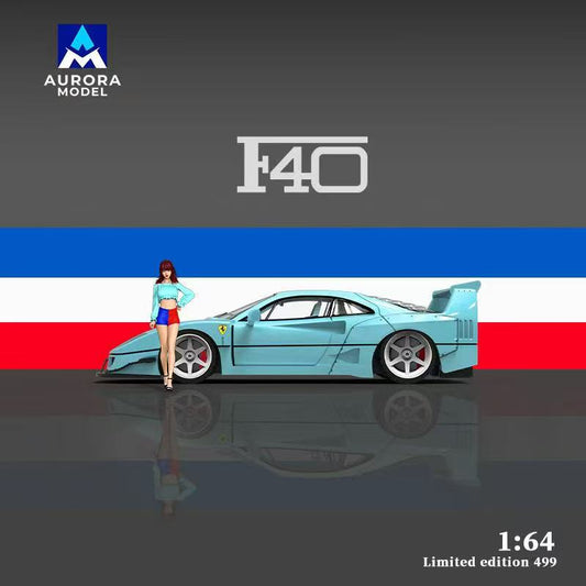 (PRE-ORDER) Aurora Model Ferrari F40 (Blue-No figure)