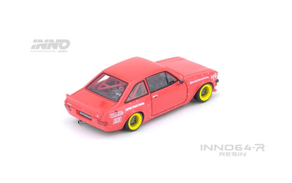Inno64-R Limited Event Edition RESIN Ford Escort MK2 Pandem "Emotion" Retro (Havoc Red)