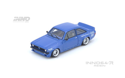 Inno64-R Limited Event Edition RESIN Ford Escort MK2 Pandem "Emotion" Retro (Havoc Blue) (Copy)
