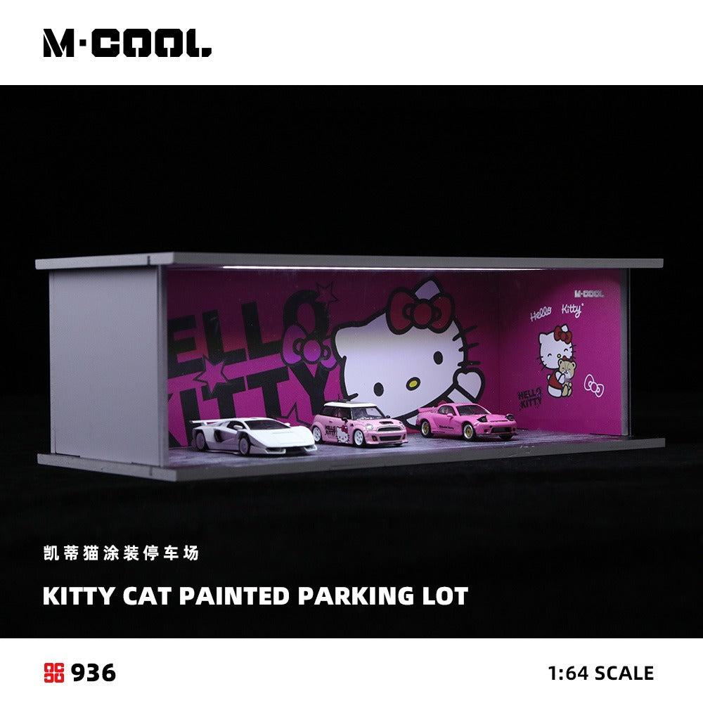 M·COOL Hello Kitty lighted parking lot diorama