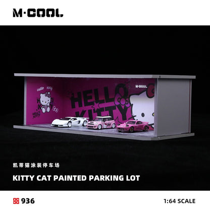 M·COOL Hello Kitty lighted parking lot diorama