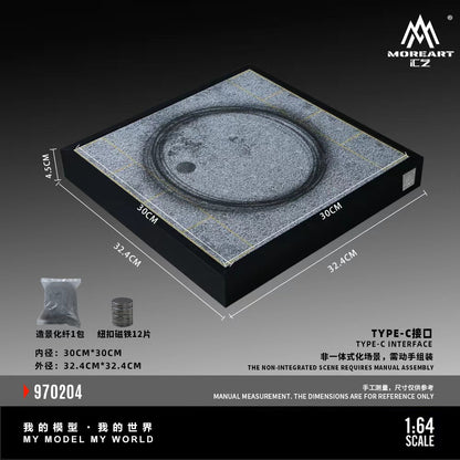 MoreArt Drift Car Turntable Diorama Scene 01
