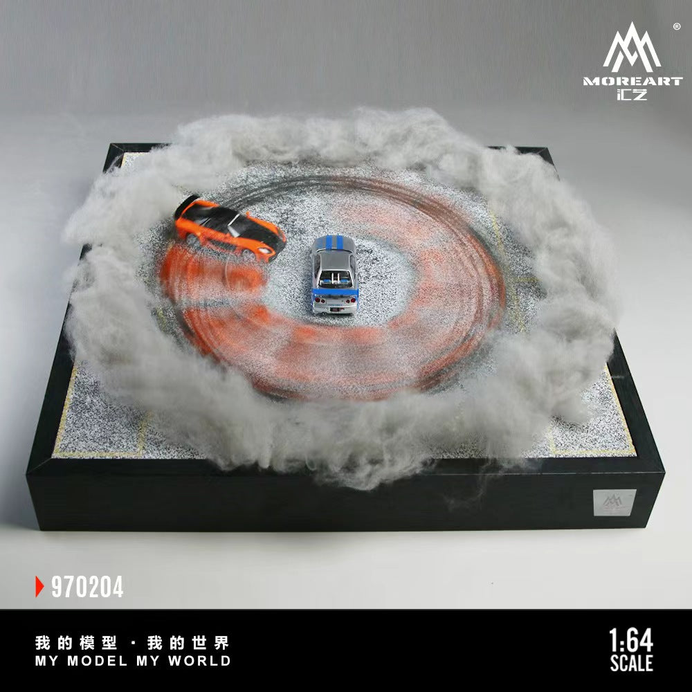 MoreArt Drift Car Turntable Diorama Scene 01