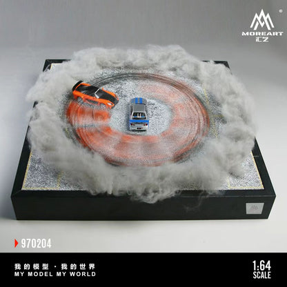 MoreArt Drift Car Turntable Diorama Scene 01